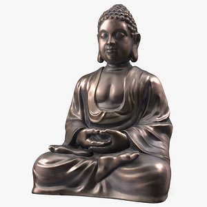 Sitting Buddha Statue Bronze