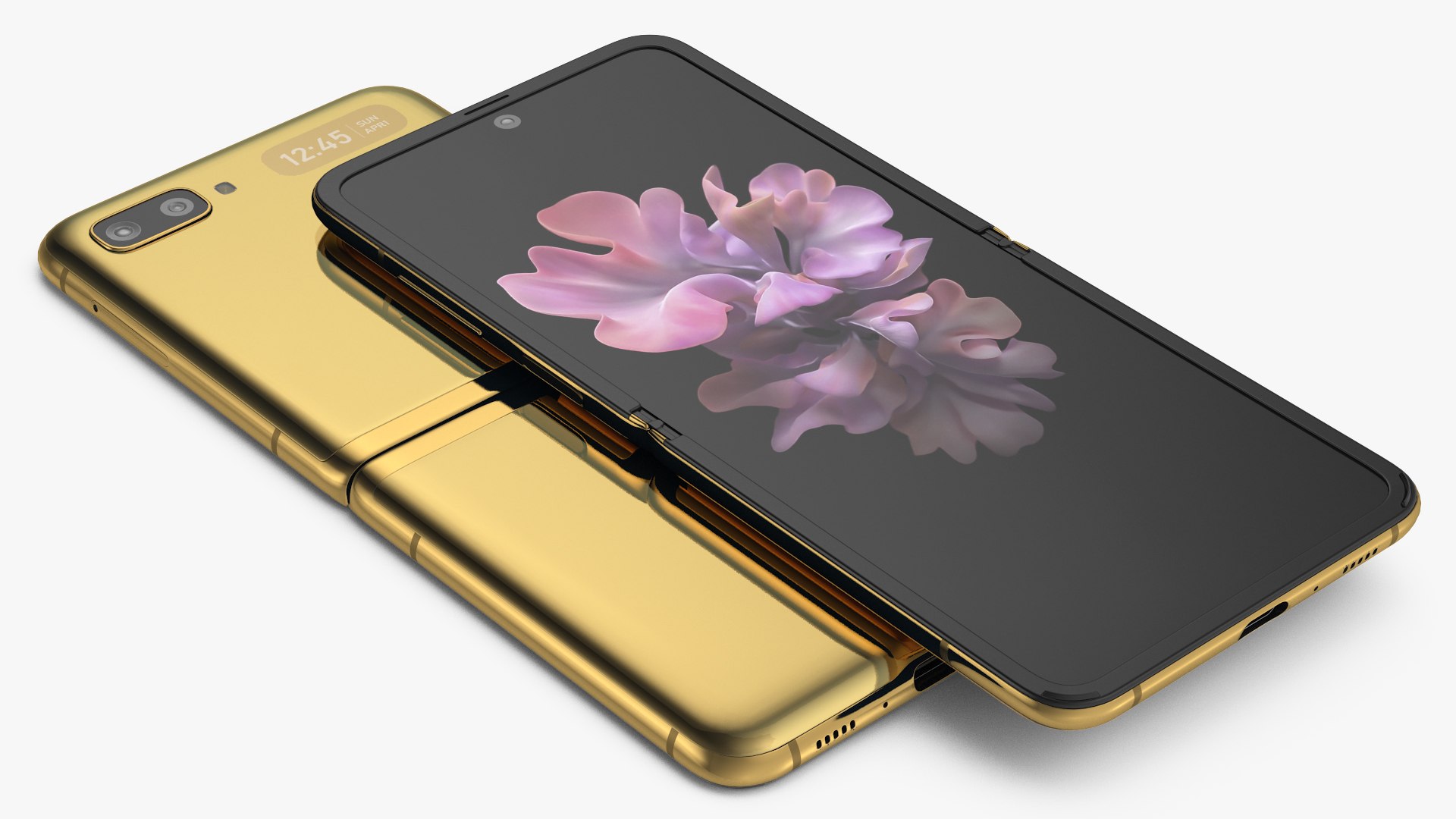 samsunggalaxyzflipmirrorgoldri