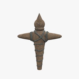 3D Medieval Voodo Doll 02 model