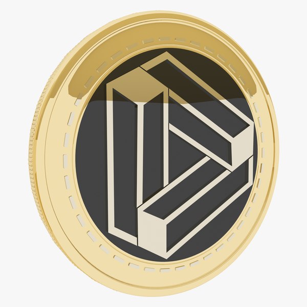 DATA Cryptocurrency Gold Coin model