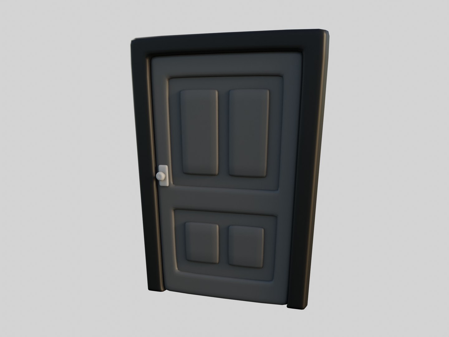 Cartoon Door 7b 3d - Turbosquid 1914021