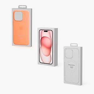 3D Apple iPhone 15 Packaging Collection