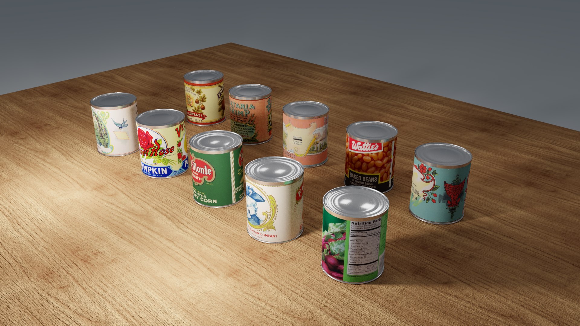 3D tin cans https://p.turbosquid.com/ts-thumb/De/uqRfoq/sR3Muixx/3/png/1502281257/1920x1080/fit_q87/4394e3b1d5d41b9a85b1f899c636a6f3b6f6f256/3.jpg