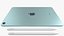 Apple iPad Air 11 2024 6th gen WiFi and Cellular with Pencils Blue 3D model