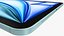 Apple iPad Air 11 2024 6th gen WiFi and Cellular with Pencils Blue 3D model
