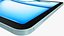Apple iPad Air 11 2024 6th gen WiFi and Cellular with Pencils Blue 3D model