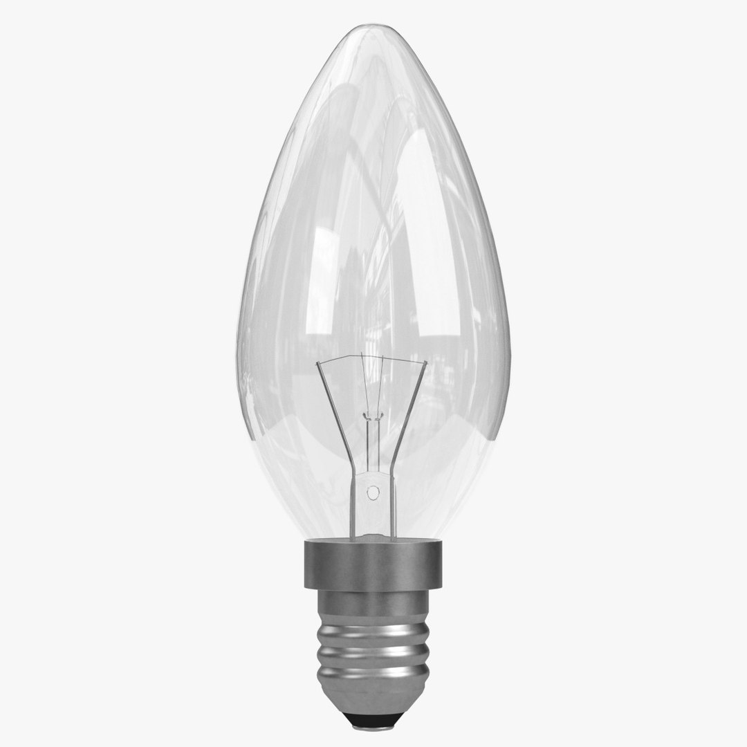3D Candle Light Bulb Model TurboSquid 2111568