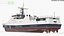 3D Russian Coast Guard Ship 22460 Okhotnik Rigged model