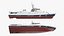 3D Russian Coast Guard Ship 22460 Okhotnik Rigged model