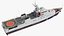 3D Russian Coast Guard Ship 22460 Okhotnik Rigged model