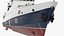 3D Russian Coast Guard Ship 22460 Okhotnik Rigged model
