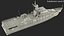 3D Russian Coast Guard Ship 22460 Okhotnik Rigged model