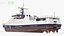 3D Russian Coast Guard Ship 22460 Okhotnik Rigged model