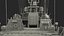 3D Russian Coast Guard Ship 22460 Okhotnik Rigged model