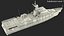 3D Russian Coast Guard Ship 22460 Okhotnik Rigged model