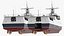 3D Russian Coast Guard Ship 22460 Okhotnik Rigged model