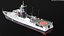 3D Russian Coast Guard Ship 22460 Okhotnik Rigged model