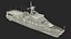3D Russian Coast Guard Ship 22460 Okhotnik Rigged model