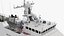 3D Russian Coast Guard Ship 22460 Okhotnik Rigged model
