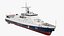 3D Russian Coast Guard Ship 22460 Okhotnik Rigged model