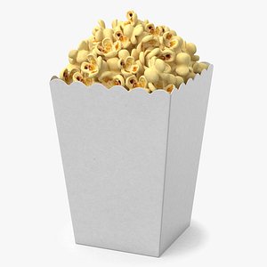 3D popcorn cup corn