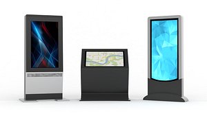 3D model Electronic Kiosk Collection