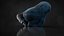 Gorilla 3 RIG XGEN-CORE 3D model