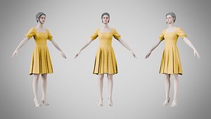 Dress 26 Yellow