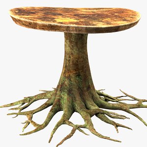 3D table roots model