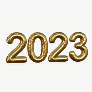 New Year Gold 2023 3D model