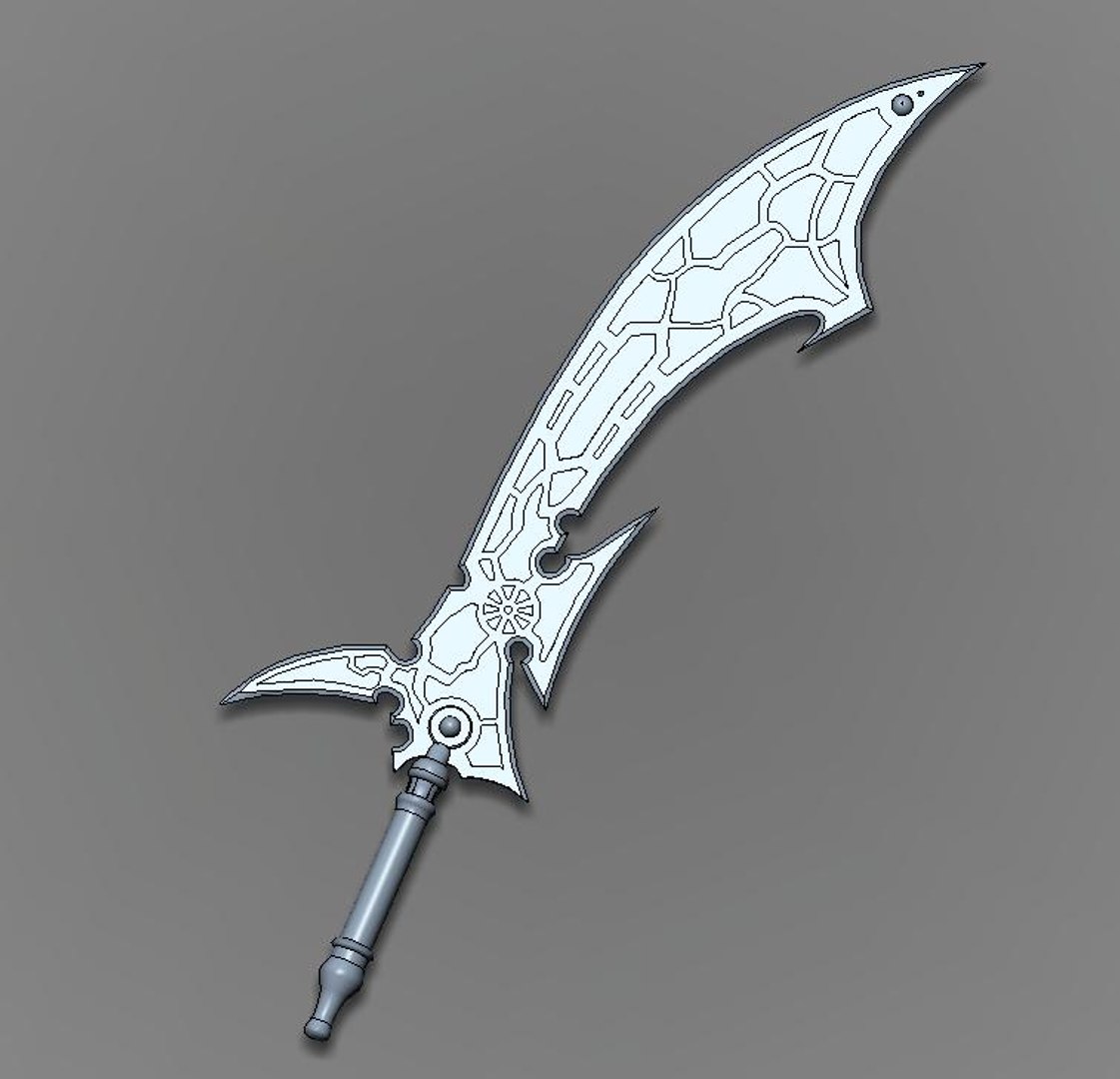 sword lightning 3d model