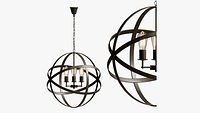 pendant svetilnik iron farn flat