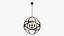 pendant svetilnik iron farn flat