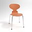 Fritz Hansen ANT cinzas Chevalier orange