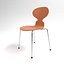 Fritz Hansen ANT cinzas Chevalier orange