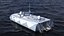 3D model M80 Stiletto Stealth Naval Ship