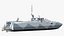 3D model M80 Stiletto Stealth Naval Ship