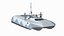 3D model M80 Stiletto Stealth Naval Ship