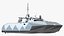 3D model M80 Stiletto Stealth Naval Ship