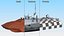 3D model M80 Stiletto Stealth Naval Ship