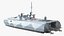 3D model M80 Stiletto Stealth Naval Ship
