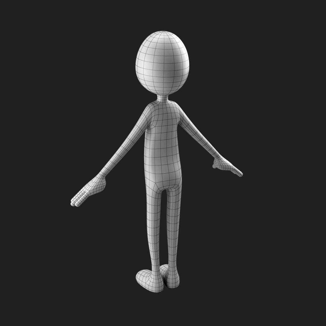 Stickman 3D model - TurboSquid 1716218