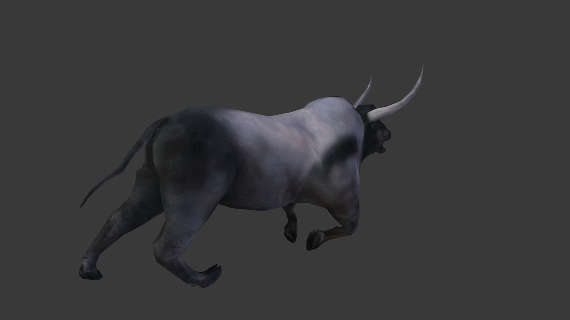 bull saddle animations 3ds