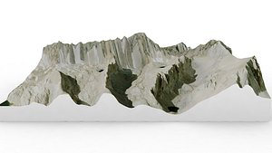Mount Whitney 3D model