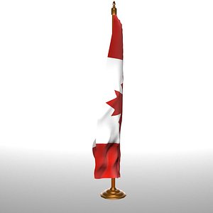 canada table flag t 3D