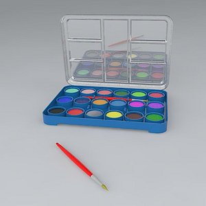 3d water color set