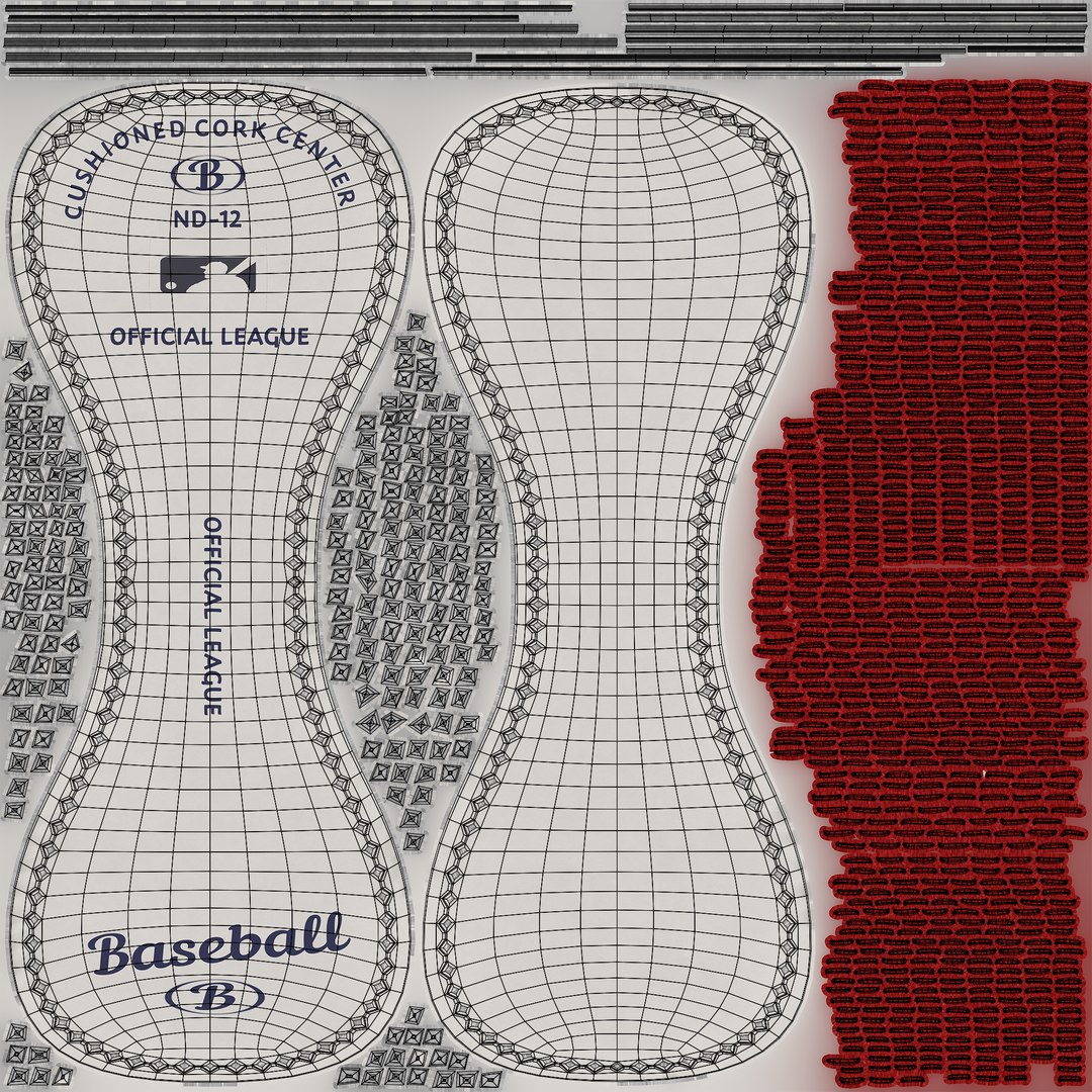 Baseball With Generic Logo 3D Model - TurboSquid 2261370