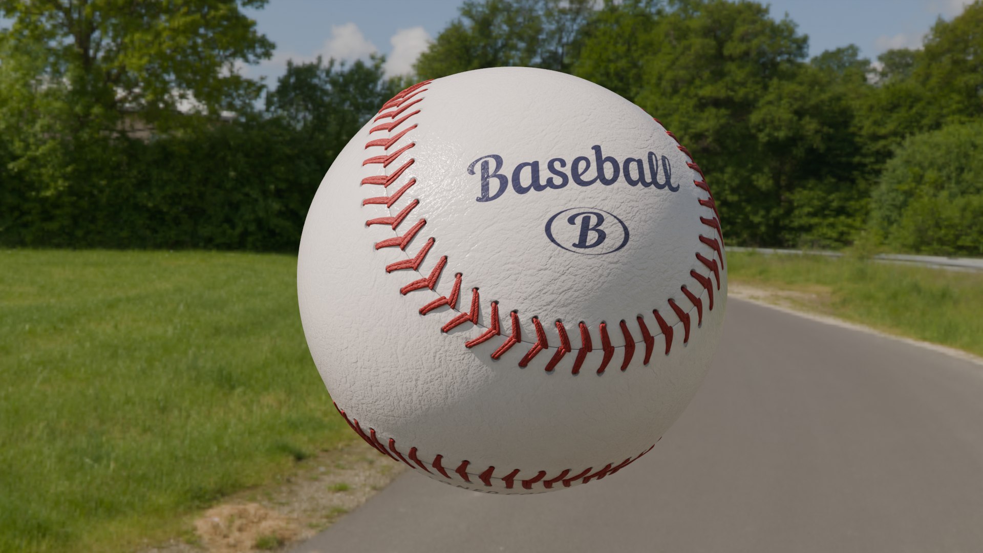 Baseball With Generic Logo 3D Model - TurboSquid 2261370