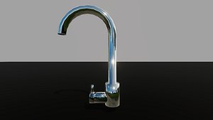 3D low poly Faucet