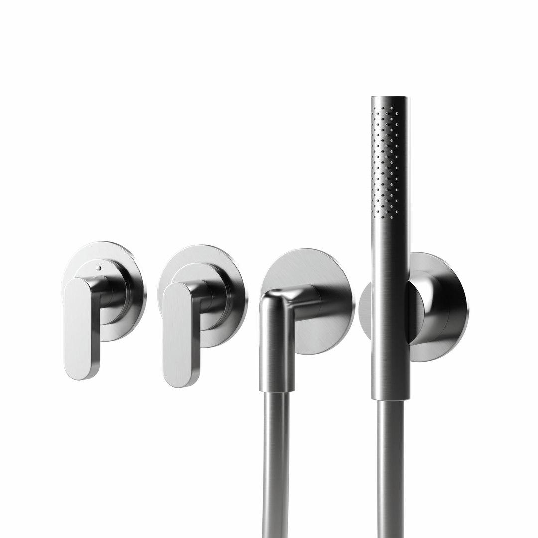 JP Thermostatic Shower Fixtures By COCOON 3D Model TurboSquid 2058687